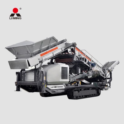 crawler type 150 tons mobile crusher plant machine device